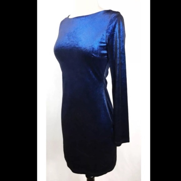 COPY - Free People Blue velvet dress - Picture 6 of 6